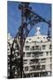 A Wrought Iron Lamp Frames La Pedrera (Casa Mila)-James Emmerson-Mounted Photographic Print