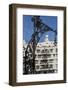 A Wrought Iron Lamp Frames La Pedrera (Casa Mila)-James Emmerson-Framed Photographic Print