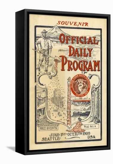 A.Y.P.E. Official Daily Program, 1909-null-Framed Stretched Canvas