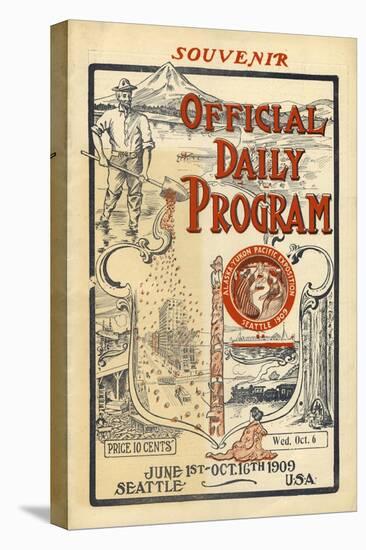 A.Y.P.E. Official Daily Program, 1909-null-Stretched Canvas