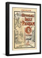 A.Y.P.E. Official Daily Program, 1909-null-Framed Giclee Print