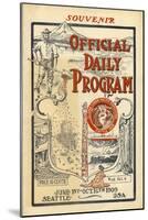 A.Y.P.E. Official Daily Program, 1909-null-Mounted Giclee Print