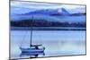 A Yacht Moored in Lake Te Anau, South Island, New Zealand-Paul Dymond-Mounted Photographic Print