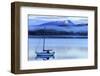 A Yacht Moored in Lake Te Anau, South Island, New Zealand-Paul Dymond-Framed Photographic Print