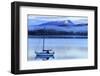 A Yacht Moored in Lake Te Anau, South Island, New Zealand-Paul Dymond-Framed Photographic Print