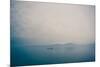 A Yacht Moored on Blue Water-Clive Nolan-Mounted Photographic Print