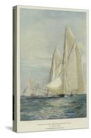 A Yacht Race-William Lionel Wyllie-Stretched Canvas