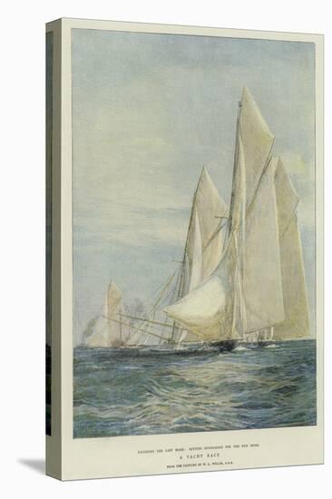 A Yacht Race-William Lionel Wyllie-Stretched Canvas