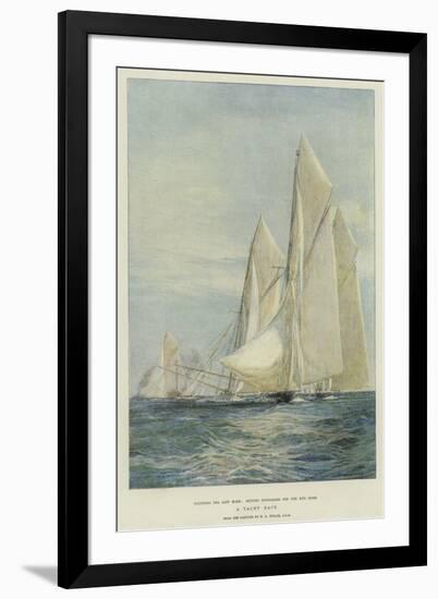 A Yacht Race-William Lionel Wyllie-Framed Giclee Print