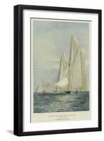 A Yacht Race-William Lionel Wyllie-Framed Giclee Print