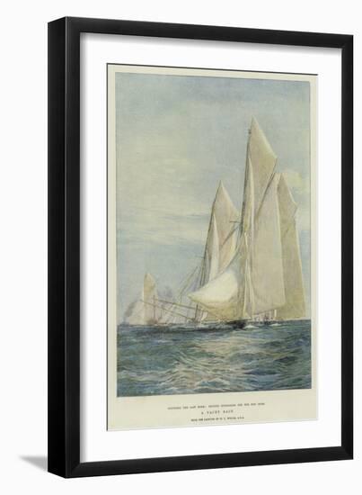 A Yacht Race-William Lionel Wyllie-Framed Giclee Print