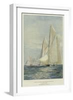 A Yacht Race-William Lionel Wyllie-Framed Giclee Print