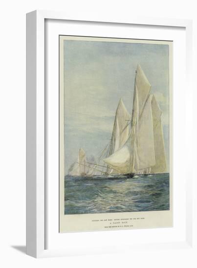 A Yacht Race-William Lionel Wyllie-Framed Giclee Print