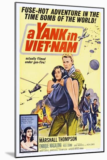 A Yank in Viet-Nam, Right: Marshall Thompson, 1964-null-Mounted Art Print