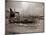 A Yarmouth Herring Boat Leaves the Mouth of the River Yar Norfolk, 1935-null-Mounted Photographic Print