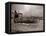 A Yarmouth Herring Boat Leaves the Mouth of the River Yar Norfolk, 1935-null-Framed Stretched Canvas