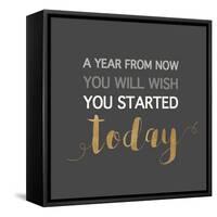 A Year from Now…-Bella Dos Santos-Framed Stretched Canvas