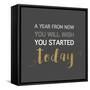A Year from Now…-Bella Dos Santos-Framed Stretched Canvas