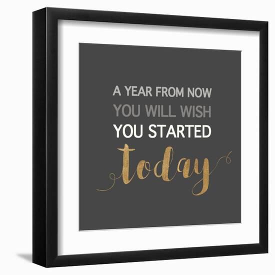 A Year from Now…-Bella Dos Santos-Framed Art Print