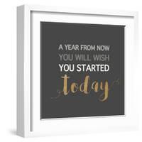 A Year from Now…-Bella Dos Santos-Framed Art Print