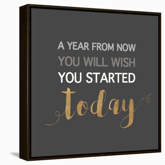 A Year from Now…-Bella Dos Santos-Framed Stretched Canvas