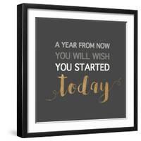 A Year from Now…-Bella Dos Santos-Framed Art Print