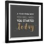 A Year from Now…-Bella Dos Santos-Framed Art Print