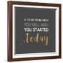 A Year from Now…-Bella Dos Santos-Framed Art Print