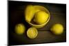 A Yellow Bowl with Lemons-Cynthia Classen-Mounted Photographic Print