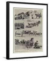 A Yeomanry Field Hospital in Action, Scenes at Roodeval-Henry Marriott Paget-Framed Giclee Print