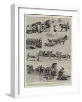 A Yeomanry Field Hospital in Action, Scenes at Roodeval-Henry Marriott Paget-Framed Giclee Print