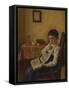 A Yeshiva Boy-Isidor Kaufmann-Framed Stretched Canvas