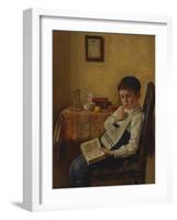 A Yeshiva Boy-Isidor Kaufmann-Framed Giclee Print