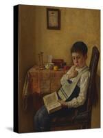 A Yeshiva Boy-Isidor Kauffmann-Stretched Canvas