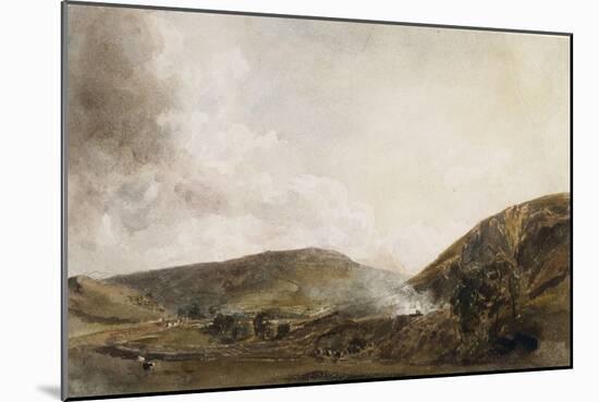 A Yorkshire Quarry-Peter De Wint-Mounted Giclee Print