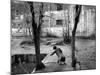 A Young Afghan Girl Carries Water from a Well to Her Family-null-Mounted Photographic Print