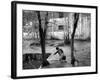 A Young Afghan Girl Carries Water from a Well to Her Family-null-Framed Photographic Print