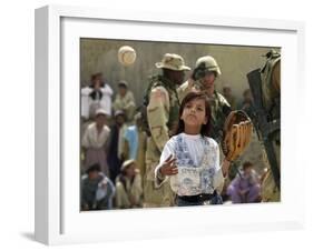 A Young Afghan Girl Named Hatira-null-Framed Photographic Print