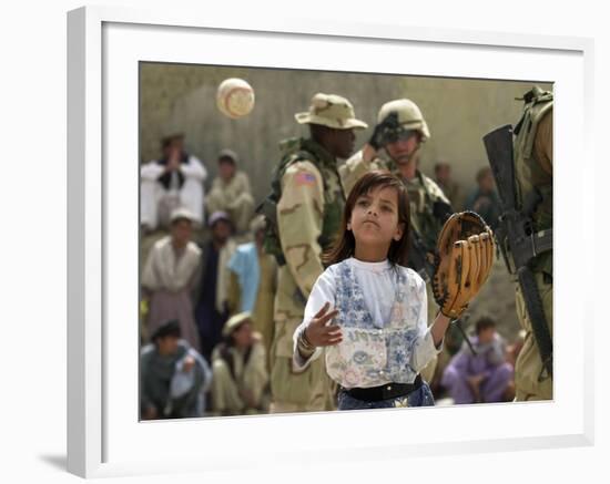 A Young Afghan Girl Named Hatira-null-Framed Photographic Print