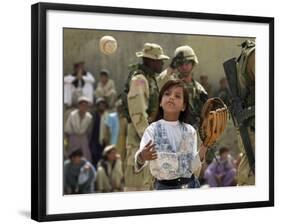 A Young Afghan Girl Named Hatira-null-Framed Photographic Print