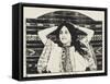 A Young Arab Girl from Tangiers, Morocco-null-Framed Stretched Canvas