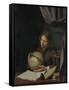 A Young Astronomer, Ca 1685-Olivier van Deuren-Framed Stretched Canvas