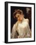 A Young Beauty, 1902 (Oil on Canvas)-Louis de Schryver-Framed Giclee Print