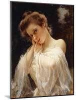 A Young Beauty, 1902 (Oil on Canvas)-Louis de Schryver-Mounted Giclee Print