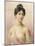 A Young Beauty (Oil on Canvas)-Jules Frederic Ballavoine-Mounted Giclee Print