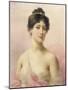 A Young Beauty (Oil on Canvas)-Jules Frederic Ballavoine-Mounted Giclee Print