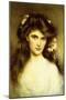 A Young Beauty with Flowers in Her Hair-Albert Lynch-Mounted Giclee Print