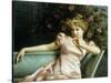 A Young Beauty-Vittorio Reggianini-Stretched Canvas