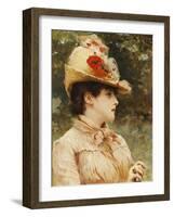 A Young Beauty-Eduardo Tofano-Framed Giclee Print