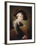 A Young Boy Holding a Portfolio, 1760-Francois-Hubert Drouais-Framed Giclee Print